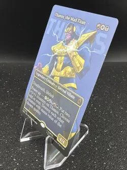 Thanos, the Mad Titan 0376 (Borderless) Mythic MTG Marvel Super Heroes - Image 2