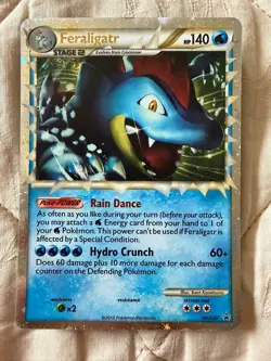 Pokemon TCG Feraligatr HGSS07 Heart Gold Soul Silver Black Star Promo Card - Image 1