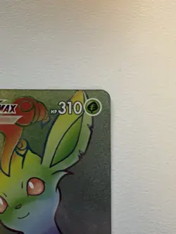 Pokemon Evolving Skies 2021 Leafeon VMAX Rainbow Secret Rare Card #204/203 NM - Image 3