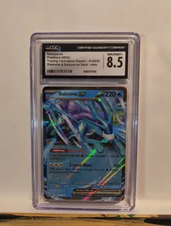 Pokemon TCG Suicune EX Classic Collection Trading Card 010/034 CGC 8.5 NM/MINT+ - Image 1