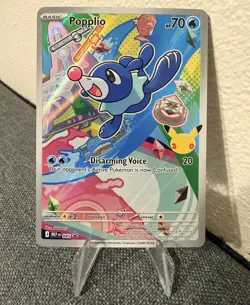 The Pokemon Company Popplio 045 Mega Evolution Promo Full Art Holo 70 HP - Image 1