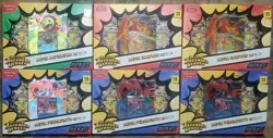 Pokemon Ascended Heroes EX Collection (6 Boxes) EMBOAR, MEGANIUM & FERALIGATOR - Image 1