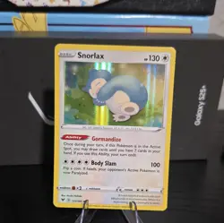 Snorlax 131/185 Holo Rare Holo SWSH04: Vivid Voltage Pokemon NM - Image 2