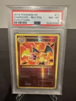 2016 Pokemon XY Evolutions Charizard Reverse Holo Foil 11/108 - Image 1