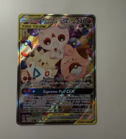 Togepi & Cleffa & Igglybuff GX TAG TEAM 143a/236 Ultra Rare Holo Eng 2020 - Image 1