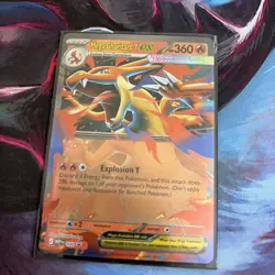 Mega Charizard Y EX MEP 030 Promo Phantasmal Flames half art pokemon tcg mep030 - Image 1