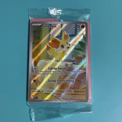 Fennekin Black Star Promo 080 Chaos Rising Pokemon ETB Promo ENGLISH SEALED - Image 1