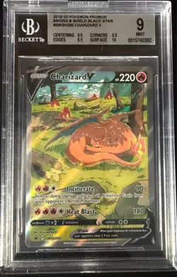 Charizard V SWSH260 SWSH: Sword & Shield Promo Cards Holo BGS 9 - Image 1