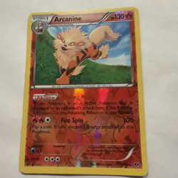 Arcanine 13/99 Reverse Holo Next Destinies 2012 Pokemon Card Damage - Image 1