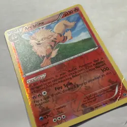 Arcanine 13/99 Reverse Holo Next Destinies 2012 Pokemon Card Damage - Image 5
