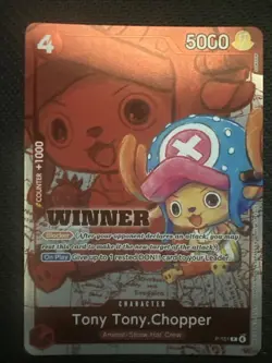 Tony Tony.Chopper Winner Pack 2026 Vol. 2 PR One Piece Promotion Cards P 101 NM - Image 1