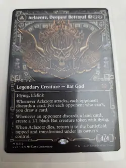 mtg, Aclazotz, Deepest Betrayal (Showcase) The Lost Caverns of Ixalan Regular NM - Image 1