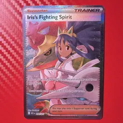 Iris's Fighting Spirit 292 / 217 SIR Pokemon Ascended Heroes NM PACK FRESH - Image 1