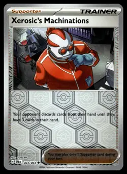Xerosic's Machinations 064/064 Uncommon Shrouded Fable Pokemon Reverse Holo NM - Image 1