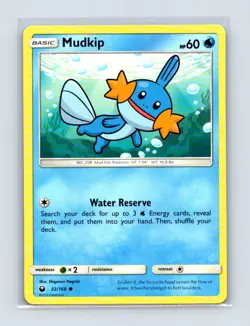 Mudkip 32/168 Common Celestial Storm Pokemon Lightly Played - Image 1
