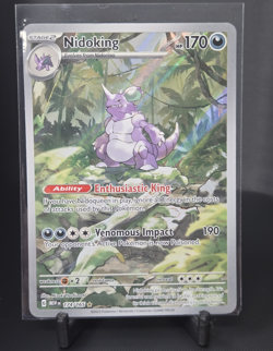Nidoking 174/165 Sv: Scarlet & Violet 151 Illustration Rare Full Art Holo ENG - Image 1
