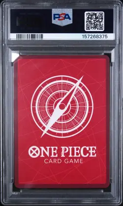 2026 One Piece ST29 EN Black & White Alt Art #001 Monkey D. Luffy PSA 10 - Image 2