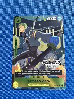 Roronoa Zoro OP07-113 Championship Promo, One Piece TCG English - Image 1