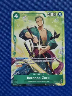 Roronoa Zoro PRBO2-006 Pirate Party Promo, One Piece TCG English - Image 1