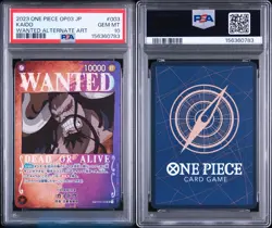 One Piece Kaido | ST04-003 | Japanese | SR SP Wanted Poster | PSA 10 - Image 3