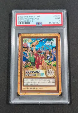 2000 Japanese One Piece CHB Cocoyasi Village C201 PSA 9 MINT Grand Box 2 - Image 1