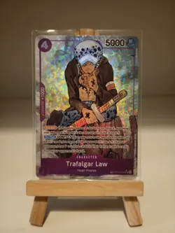 One Piece TCG- Trafalgar Law, ST10-010 TREASURE RARE, NM or Better. - Image 1