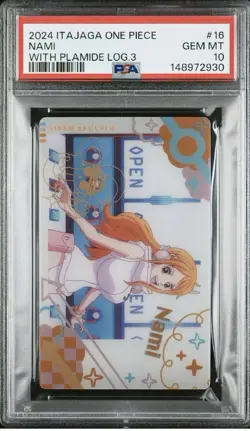 PSA 10 2024 ITAJAGA ONE PIECE WITH PLAMIDE LOG.3 16 NAMI - Image 1