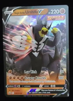 Pokemon- Black Star Promo Card- Single Strike Urshifu V SWSH106 - Image 1