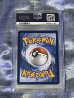 Pokemon TCG Team Rockets Meowth Card 203/182 Destined Rivals PSA 9 - Image 2
