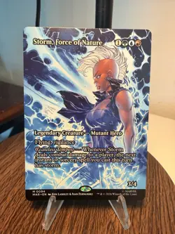 MTG Storm, Force of Nature (Borderless) Marvel Universe Eternal-Legal Regular - Image 1
