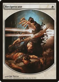 Reciprocate FULL ART TEXTLESS 1x MtG Magic Player Rewards SP/NM - Image 1