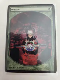 mtg, Magic the Gathering 2005 Magic Player Rewards Oxidize #4/6 MTG TCG CCG NM - Image 1