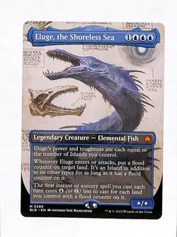 Borderless ELUGE, THE SHORELESS SEA mtg NM-M Bloomburrow 1 Mythic - Image 1