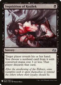 MTG - Inquisition of Kozilek - The List - Magic the Gathering - Image 1