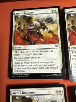Ajani’s Response - Mtg: Secrets of Strixhaven (SOS) - C 0006 (x4) *1 Foil - Image 2