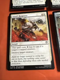 Ajani’s Response - Mtg: Secrets of Strixhaven (SOS) - C 0006 (x4) *1 Foil - Image 4