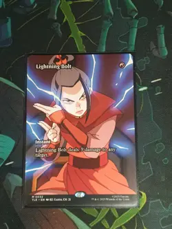 MTG Lightning Bolt FULL ART - NM - Avatar: The Last Airbender. Non foil - Image 1