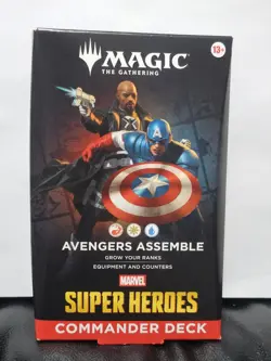 Magic The Gathering Marvel Super Heroes Commander Deck Avengers Assemble! NEW! - Image 1