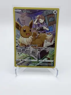 Pokemon TCG Eevee TG11/TG30 Brilliant Stars Trainer Gallery LP - Image 1
