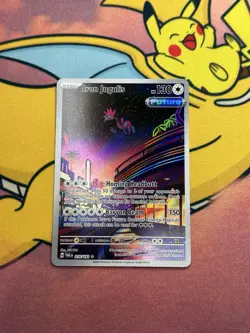Pokemon TCG Iron Jugulis 216/182 Paradox Rift Set Near Mint - Image 1