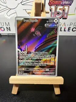Pokemon Iron Jugulis 216/182 - Paradox Rift Illustration Rare IR NM - Image 1