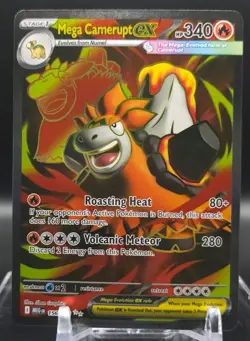 Pokemon - Mega Camerupt ex 156/132 - Me01: Mega Evolution Holo - Image 1