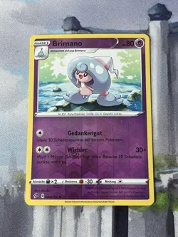 Brimano 084/192 REVERSE HOLO Pokemon Clash der Rebellen Karte Deutsch - Image 1