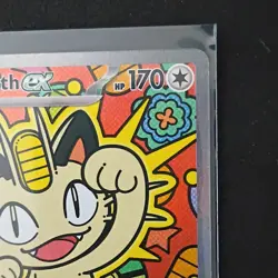 Pokemon TCG Perfect Order Meowth EX Special Illustration Rare Holo 121/088 - Image 3