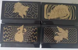 Set of 4!Sparkling Energy Black Gold ETB Pokemon Chinese Sealed Gift Boxes - Image 1