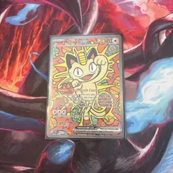 Meowth ex 121/088 SIR Perfect Order Special Illustration Rare Pokemon English NM - Image 1