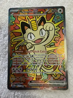 Meowth ex 121/088 Perfect Order SIR Pokemon TCG English (NM/M) - Image 1