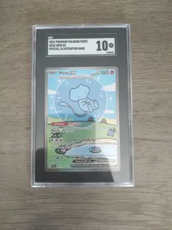 Pokemon MEW EX Paldean fates PAF Graded GEM MINT 10 SPECIAL ILLUSTRATION RARE 🔥 - Image 1