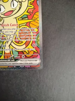 Pokemon Meowth ex 121/088 Special Illustration Rare SIR Perfect Order NM - Image 5