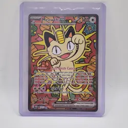 Meowth ex 121/088 Perfect Order SIR Pokemon TCG English (NM/M) - Image 1